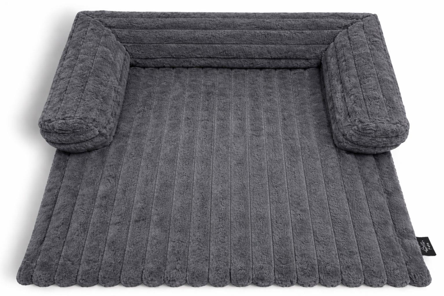 Night Zone Super Soft Plush Cord Sofa Pet Bed
