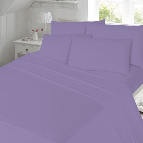 Night Zone Plain Dyed 100% Brushed Cotton Flannelette Flat Sheet
