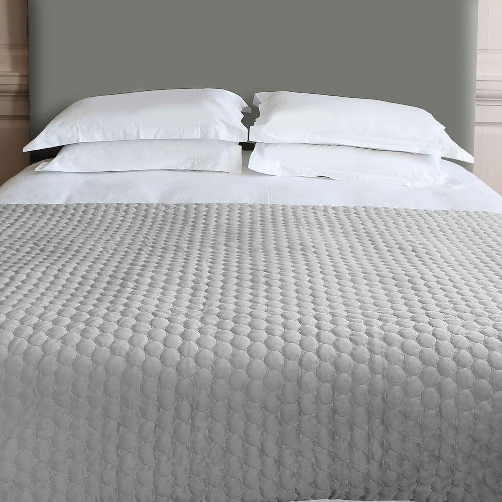 Scatter Box Halo Embroidered Velour Bedspread