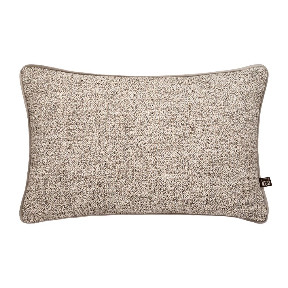 Scatter Box Leah Textured Woven Feather Filled Piped Edge Cushion