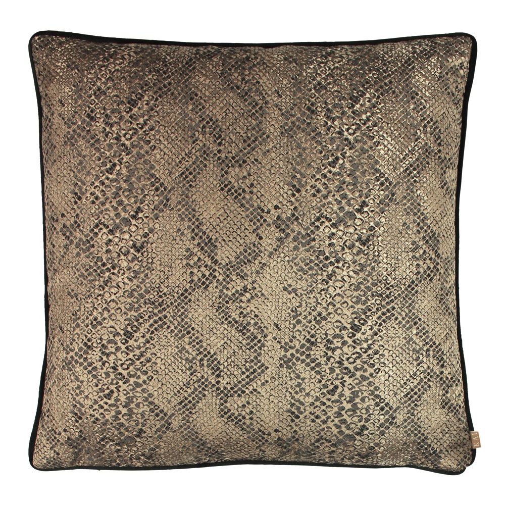 Kai Viper Snake Skin Print Piped Edge Cushion Cover