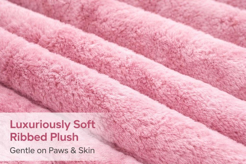Night Zone Super Soft Plush Cord Sofa Pet Bed