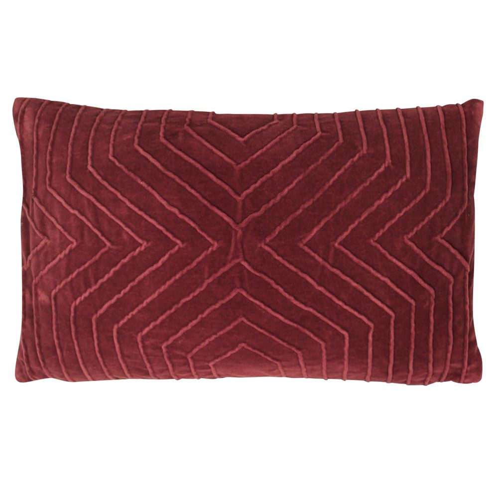 Furn Mahal Geometric Pleat 100% Cotton Cushion Cover