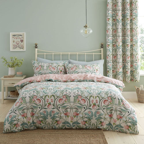 Catherine Lansfield Clarence Floral Print Easy Care Reversible Duvet Cover Set