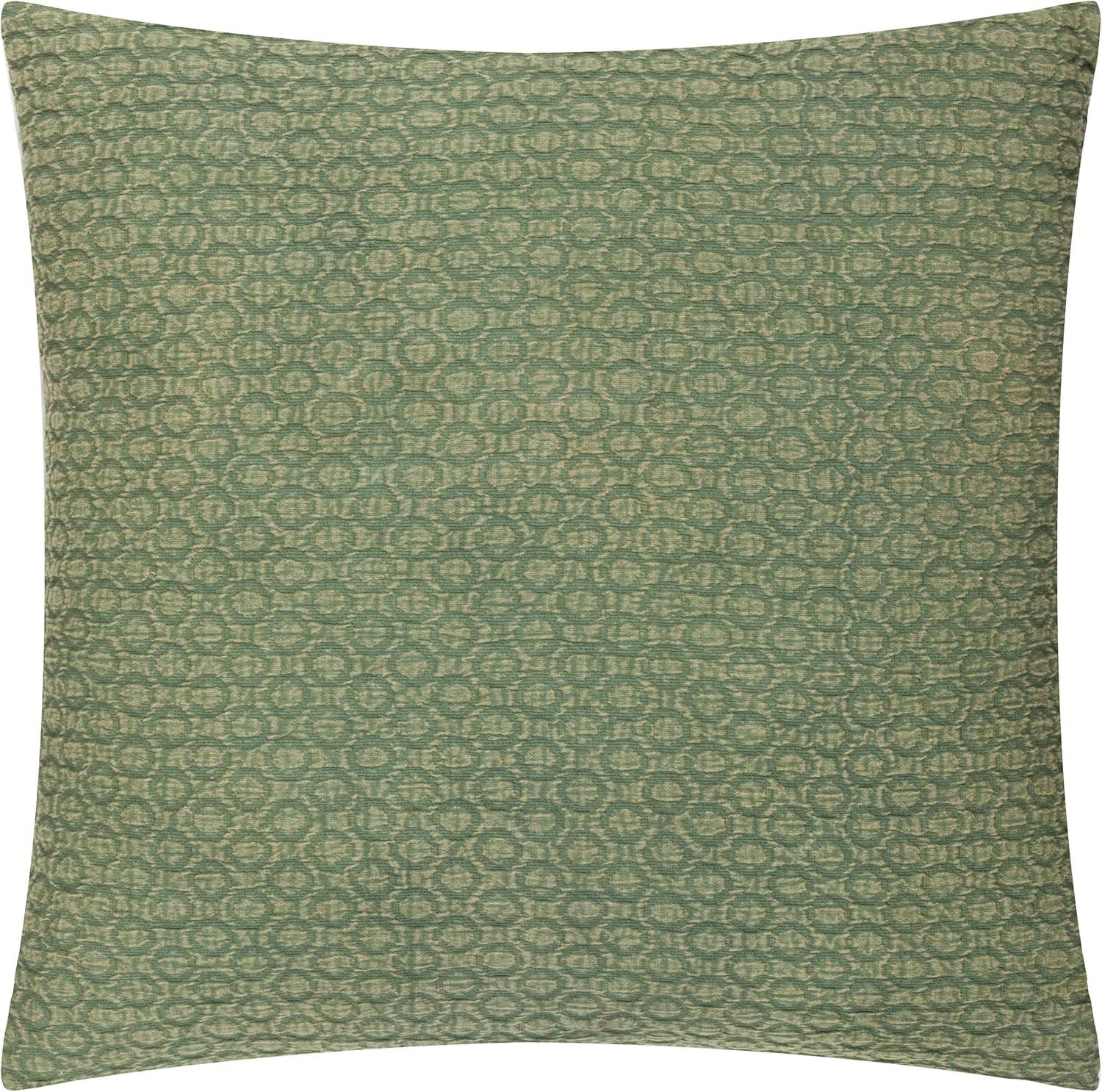 Yard Tryfan Textured Embossed Geometric 100% Cotton Cushion Cover