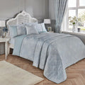 Dreams & Drapes Imelda Floral Woven Jacquard Cotton Rich Duvet Cover Set