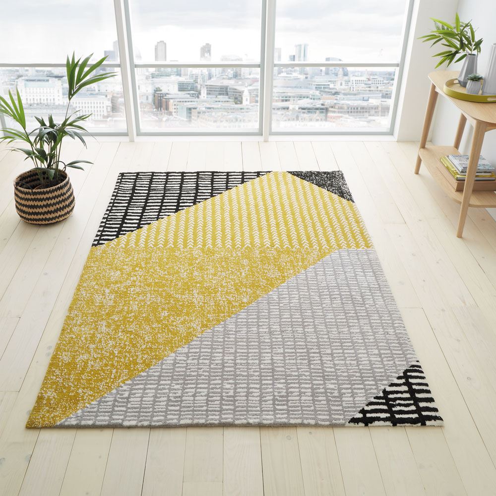Catherine Lansfield Larsson Geo Woven Rug