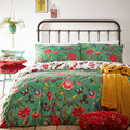 Creative Cloth Pomelo Floral Print Reversible Duvet Cover Set