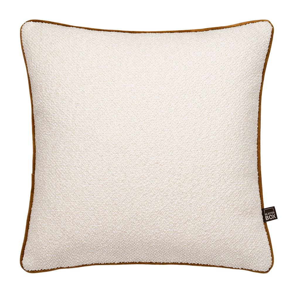 Scatter Box Leighton Textured Woven Feather Filled Piped Edge Cushion