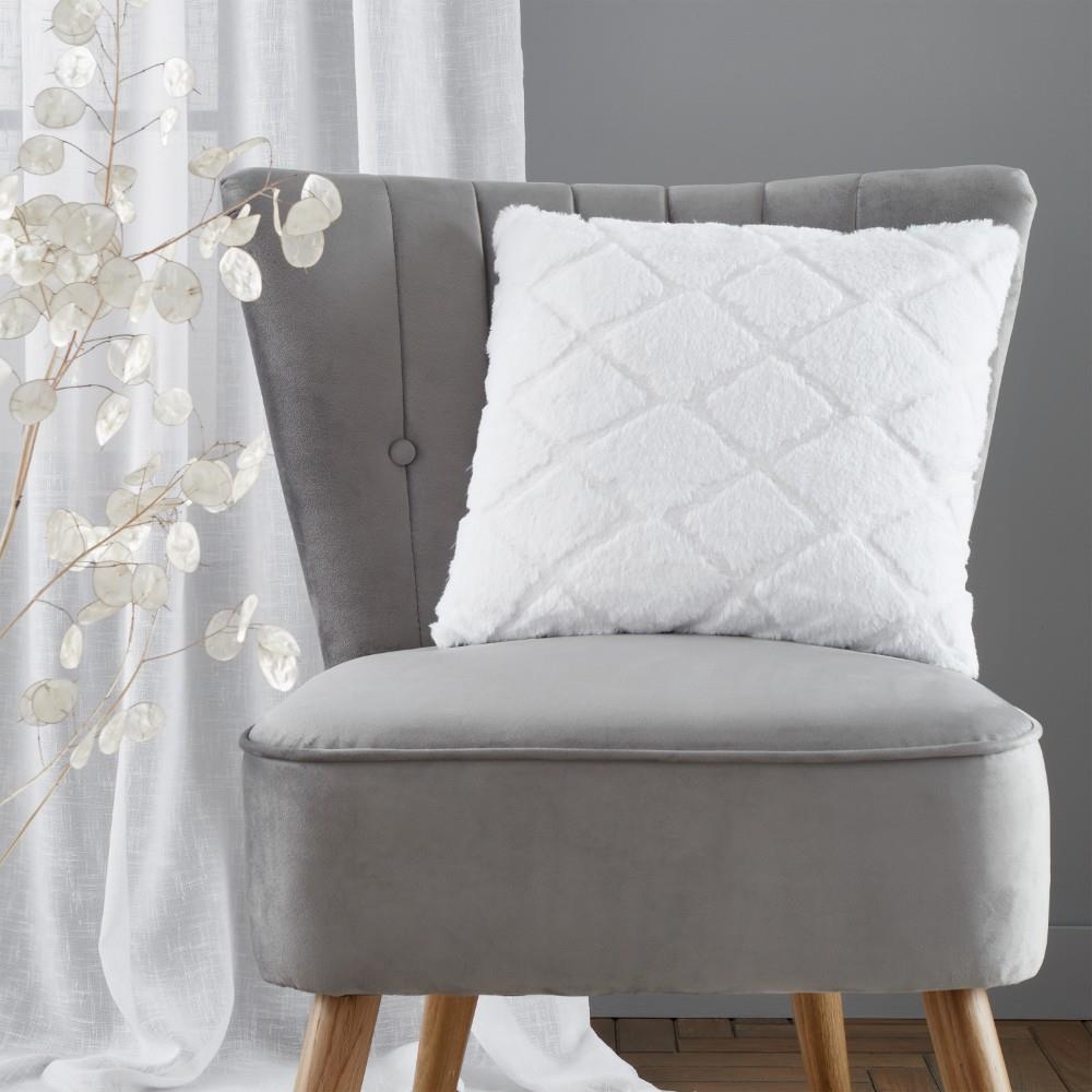 Catherine Lansfield Cosy Diamond Faux Fur Soft Touch 43x43cm