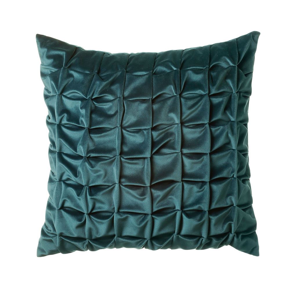 Scatter Box Origami Sculpted Velour Feather Filled Cushion, 45 x 45 Cm