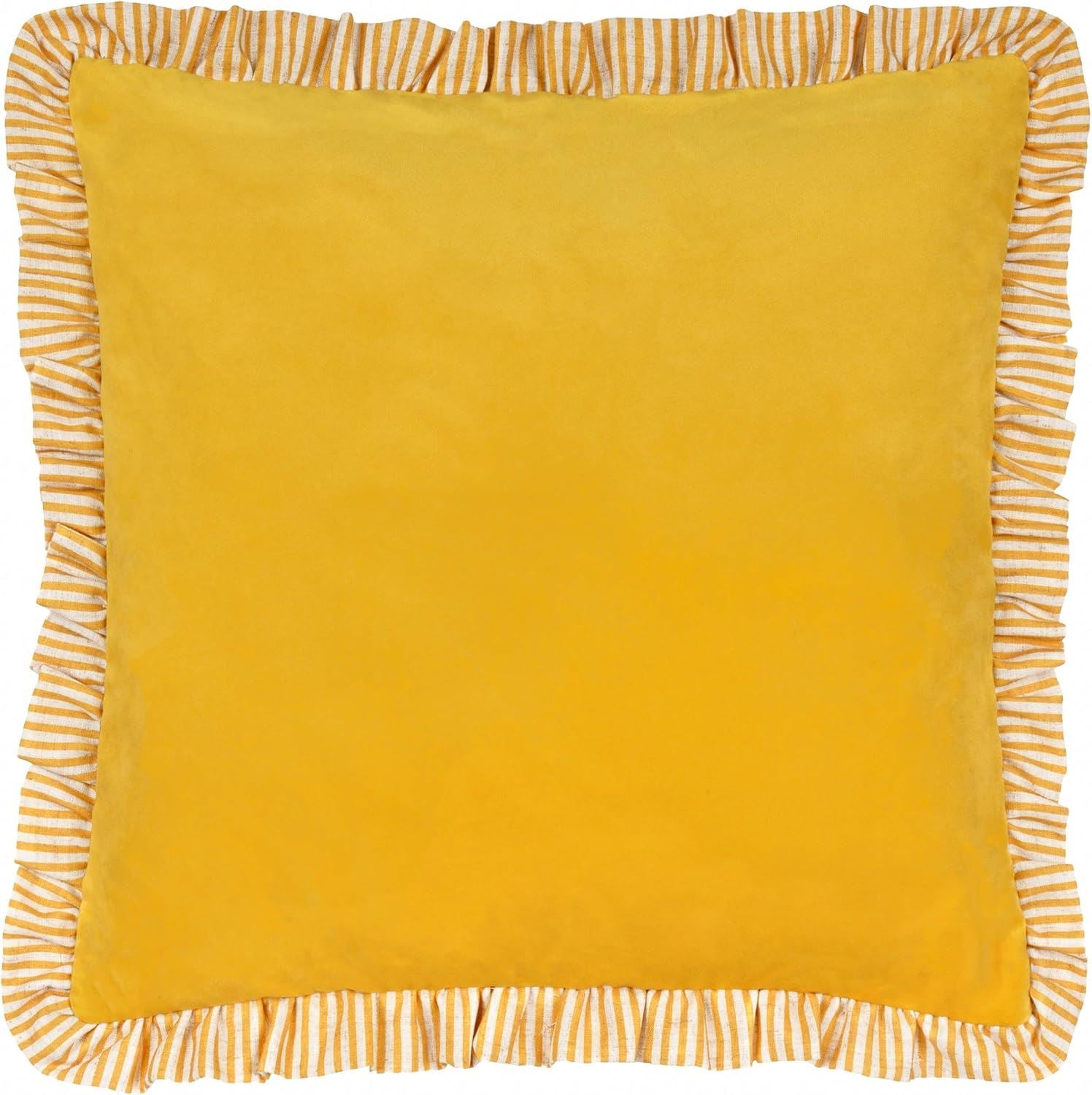 Wylder Solene Matte Velvet Ruffle Edge Cushion Cover