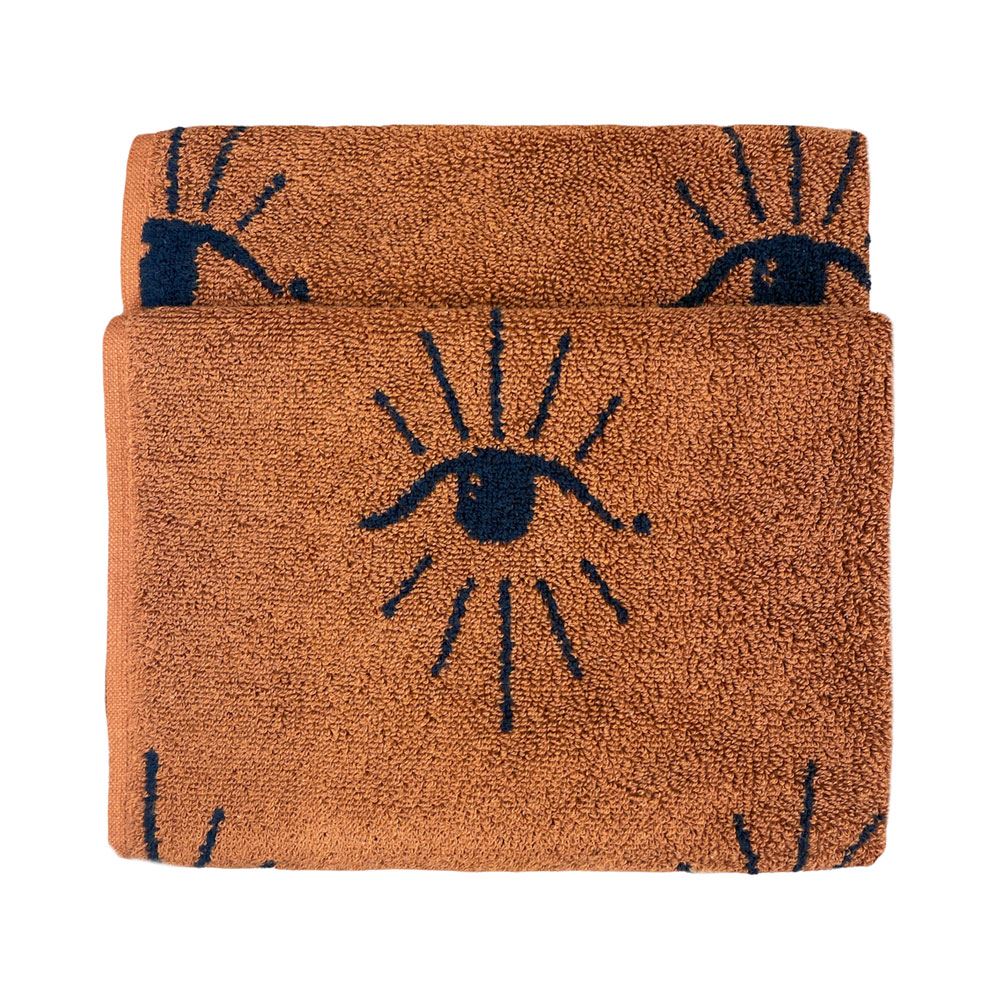 Furn Theia Mystical Abstract Eyes Jacquard 100% Cotton Hand Towel