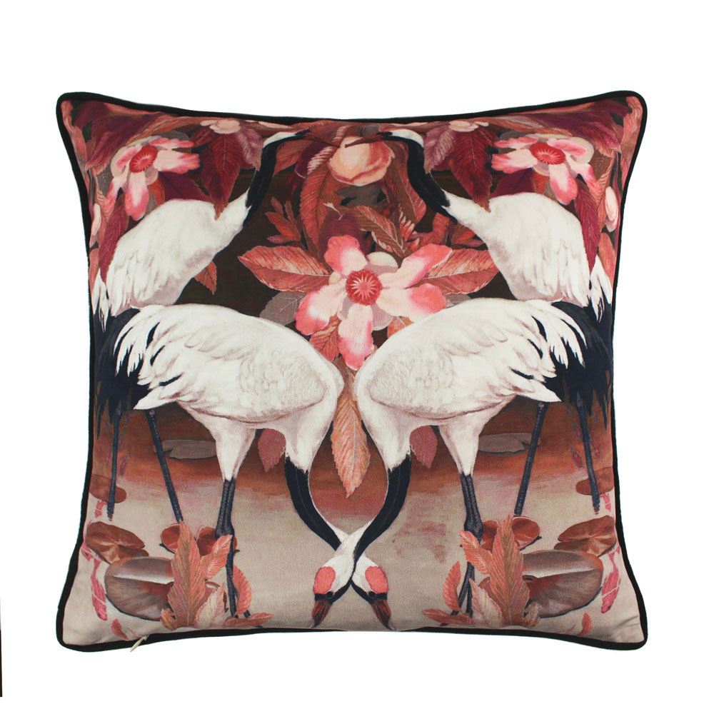 Scatter Box West Lake Digital Printed Piped Feather Filled Cushion