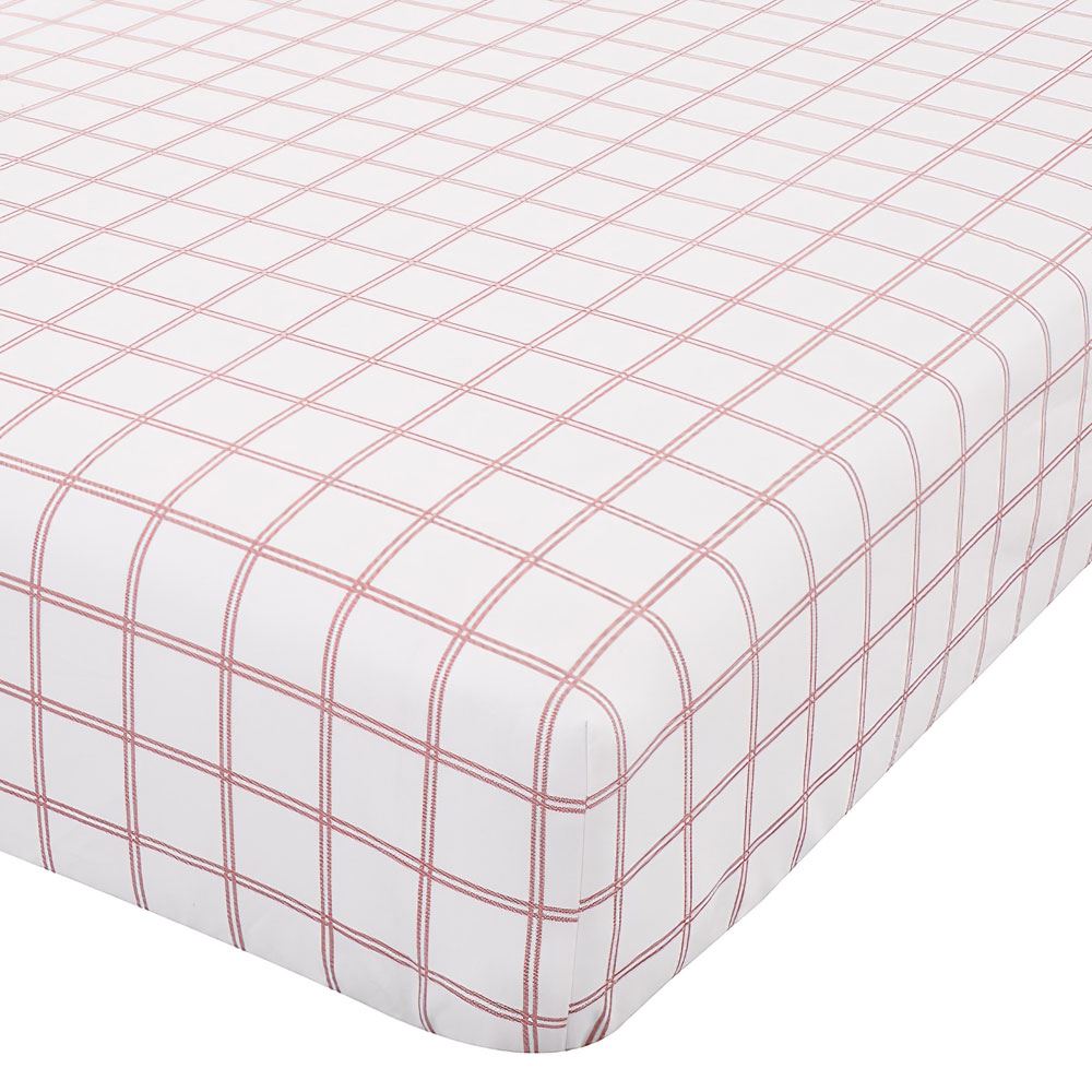 Catherine Lansfield Brushed Tartan Check 100% Cotton Fitted Sheet