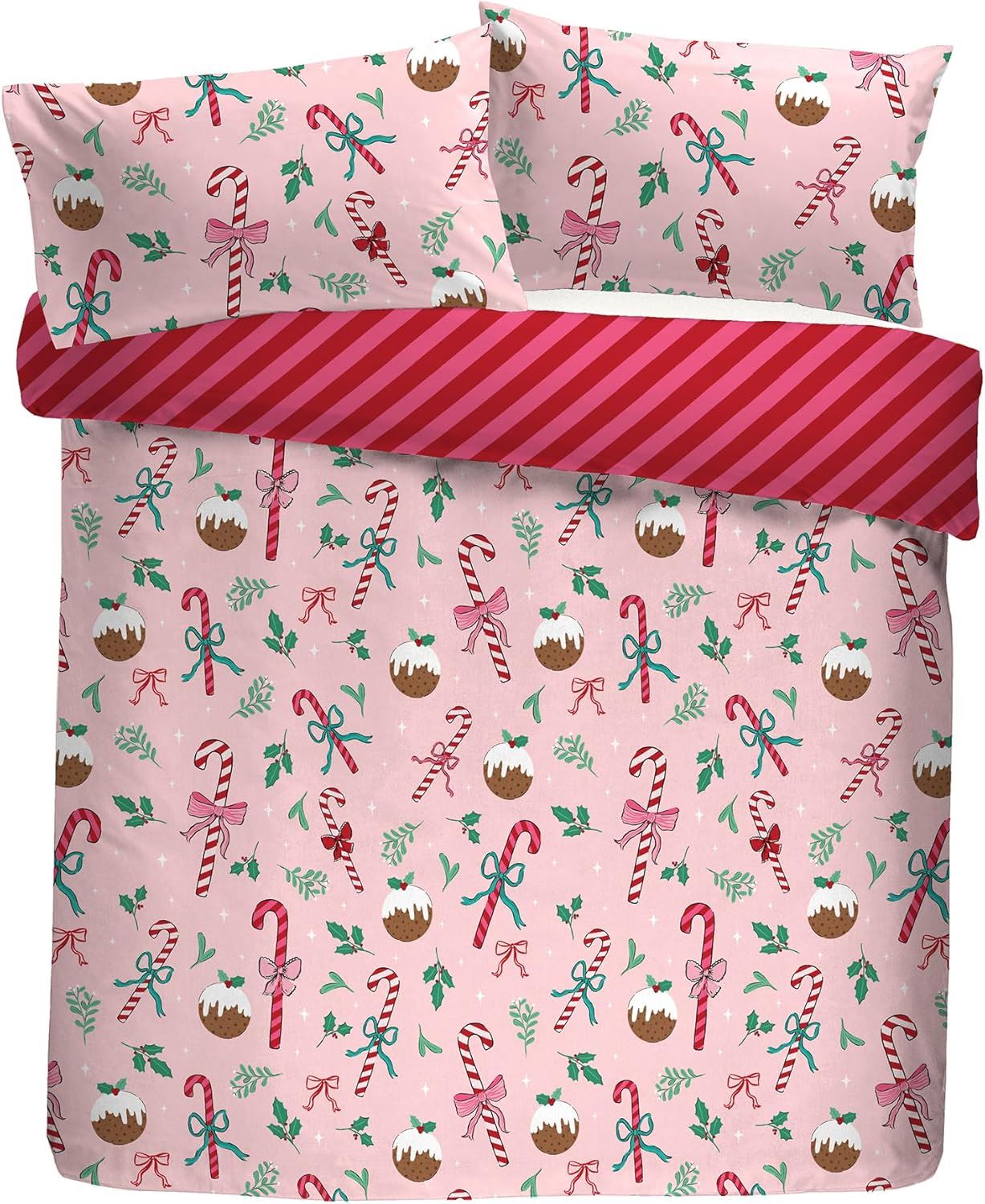 Fusion Festive Fancy Easy Care Reversible Duvet Cover Set