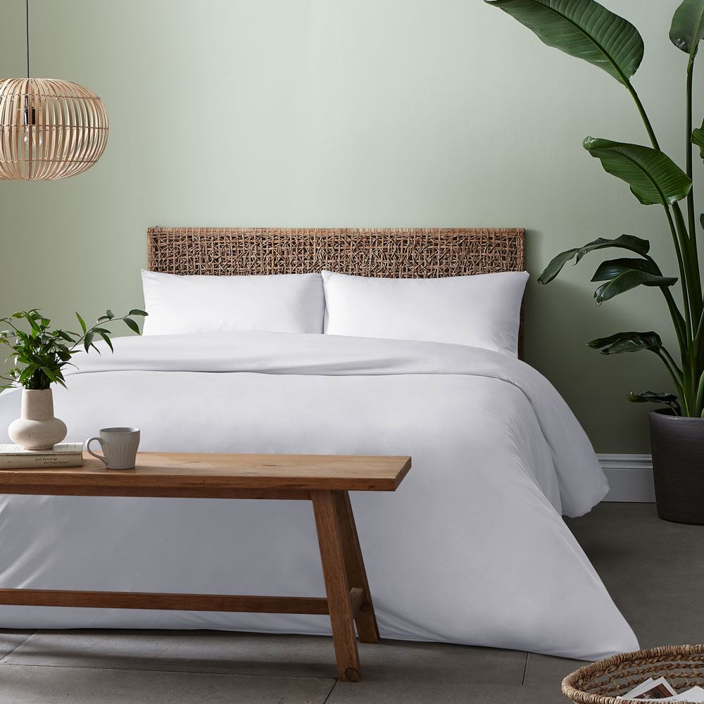 Catherine Lansfield So Soft Jersey Plain Dyed Duvet Cover Set