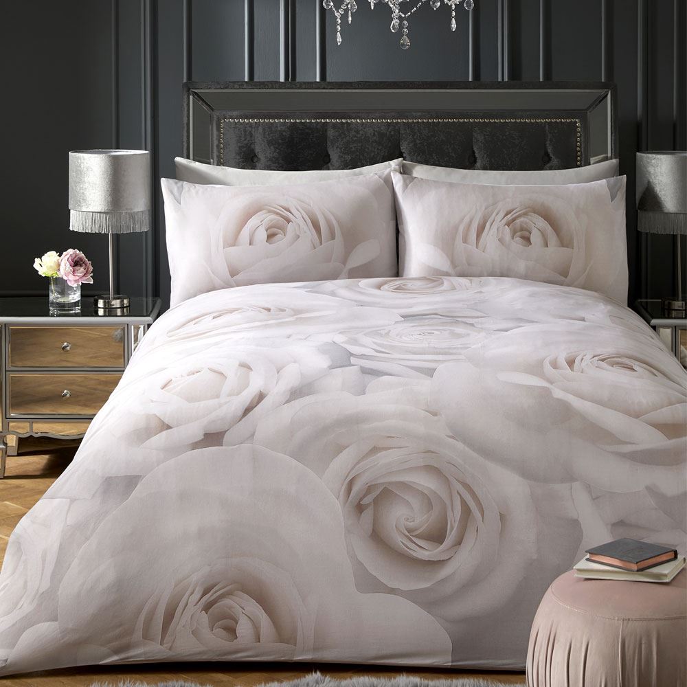 Laurence Llewelyn Sacred Floral Print 100% Cotton Duvet Cover Set