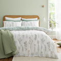 Bianca Wild Flowers 100% Cotton Percale 200 Thread Count Reversible Duvet Cover Set