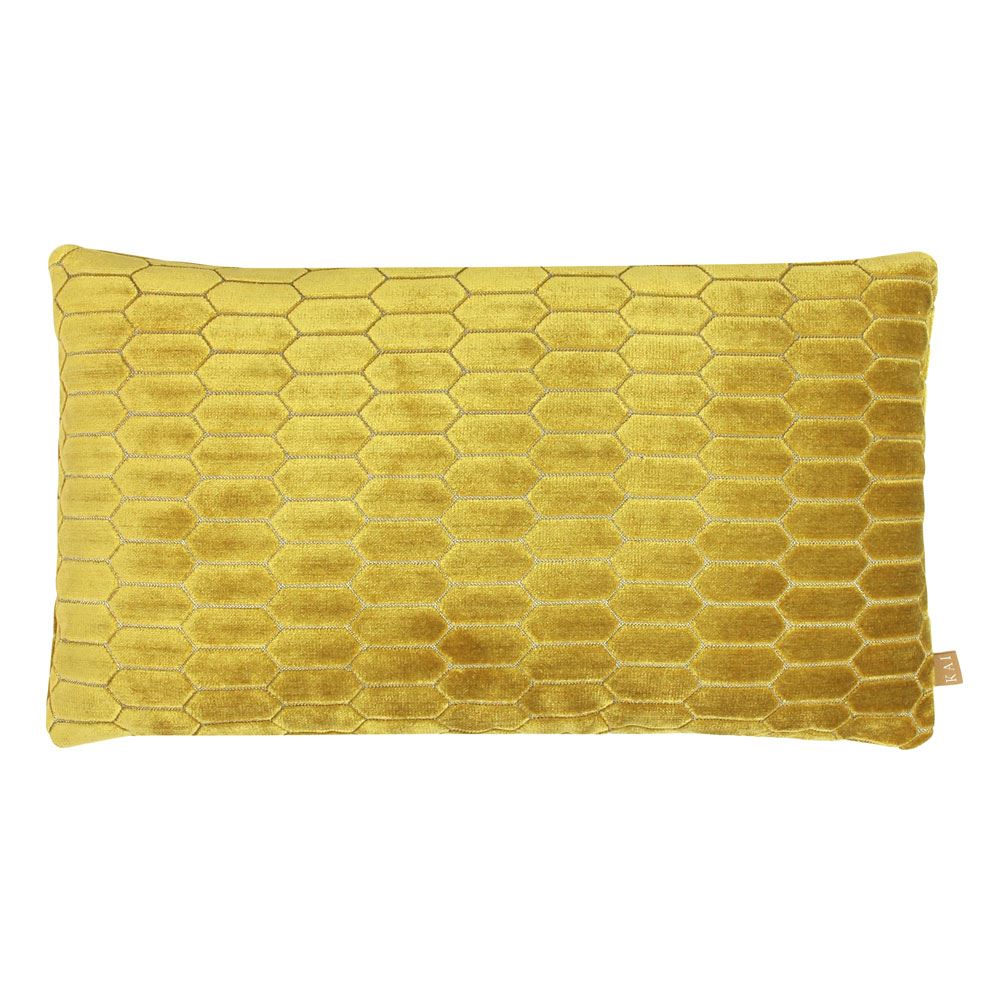Kai Rialta Embroidery Geometric Velvet Cushion Cover