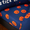 Catherine Lansfield Kids Halloween Pumpkin 10 Inch Deep Fitted Sheet
