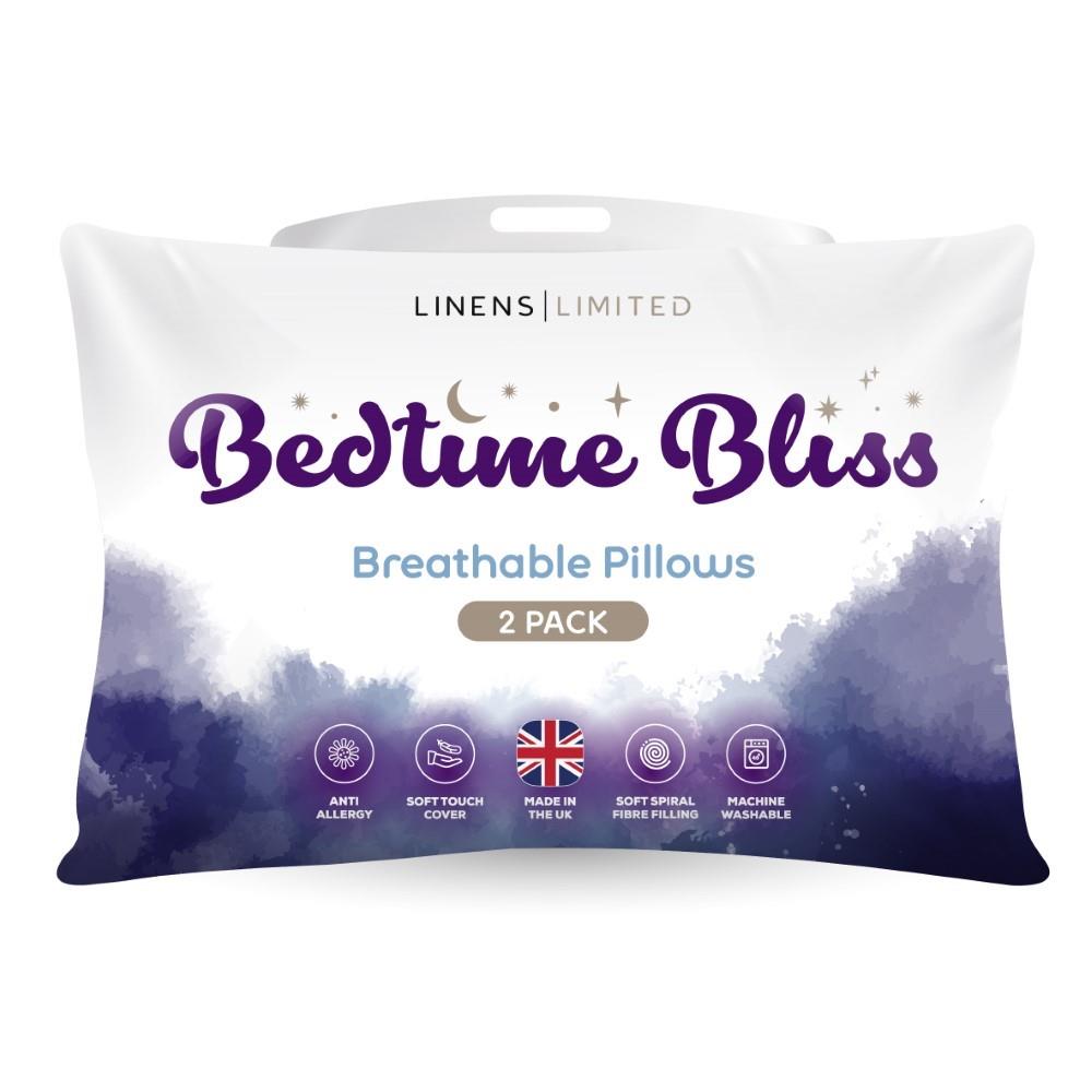 Linens Limited Bedtime Bliss Hollowfibre Non-Allergenic Pillows