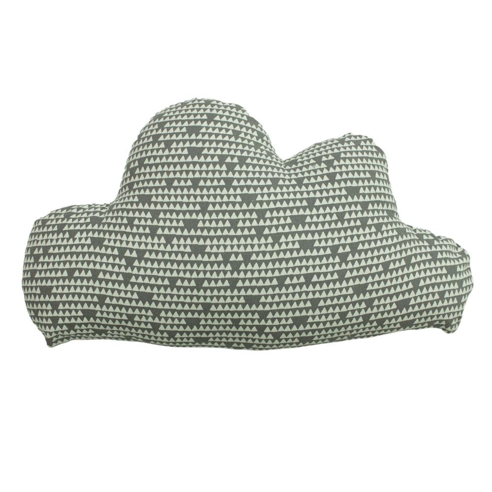 Little Furn Cloud Print 100% Cotton Shaped Filled Cushion