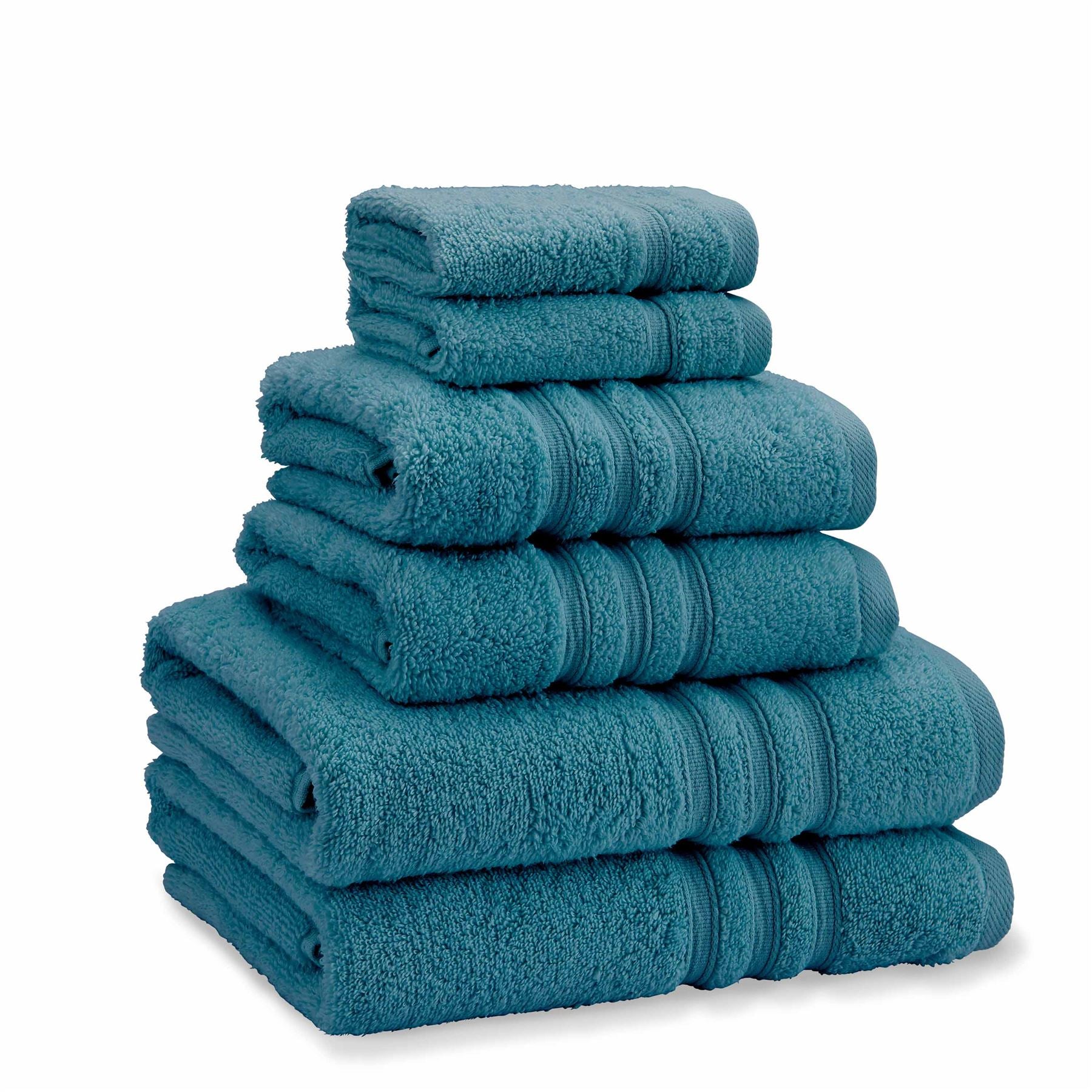 Catherine Lansfield Zero Twist 100% Micro Yarn Cotton 6 Piece Towel Bale