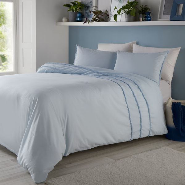 Serene Tassels Cotton Rich Duvet Cover Set
