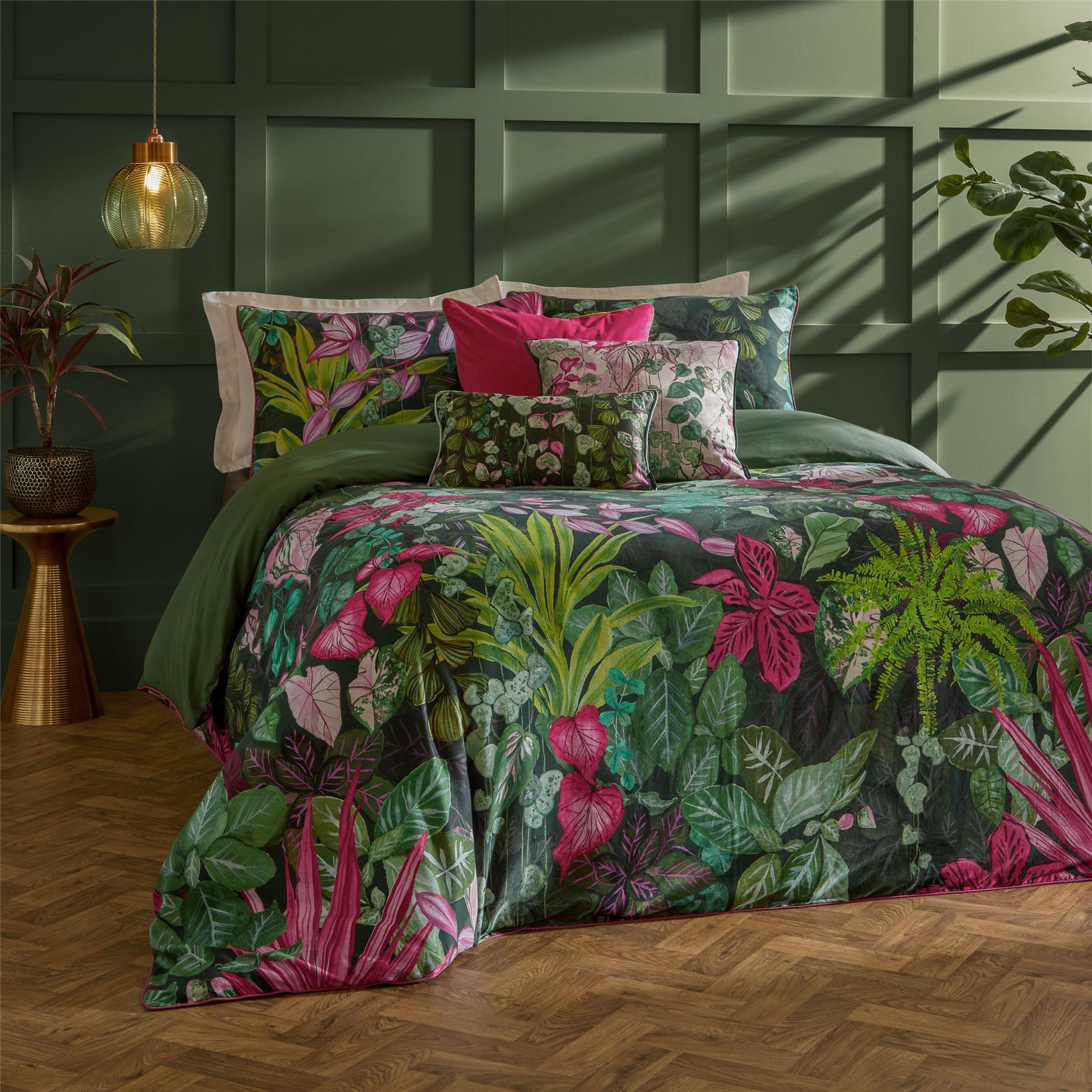 Paoletti Veadeiros Watercolour 100% Cotton 200 Thread Count Duvet Cover Set