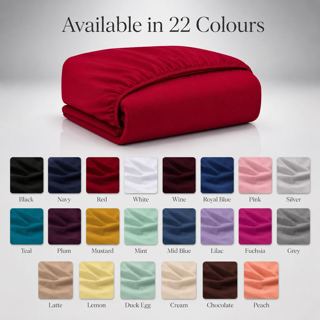 Night Zone Easy-care extra deep fitted sheets
