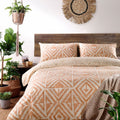 Furn Tanza Geometric Animal Print Reversible Duvet Cover Set