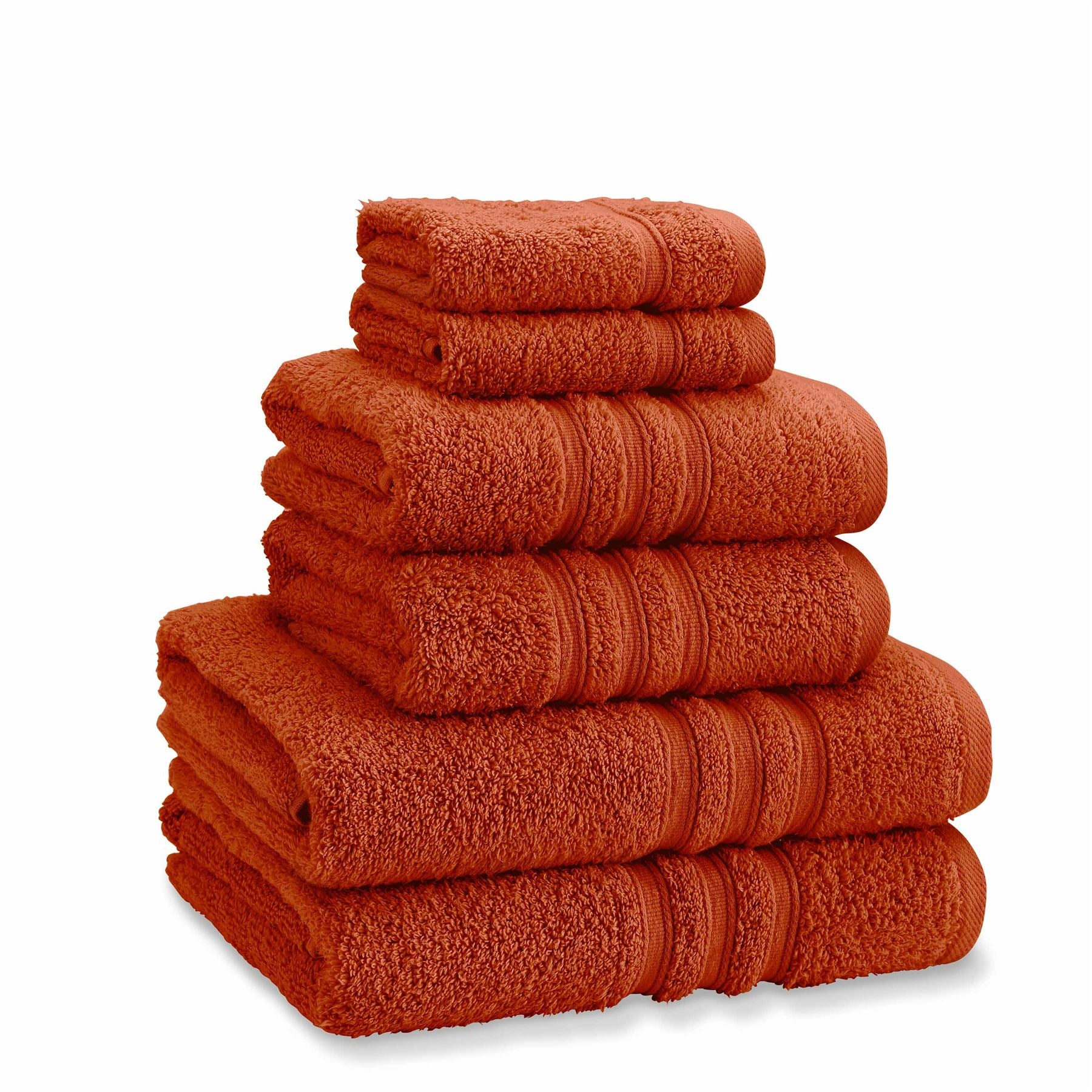 Catherine Lansfield Zero Twist 100% Micro Yarn Cotton 6 Piece Towel Bale