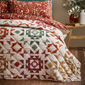 Catherine Lansfield Christmas Patchwork Quilted Bedspread
