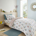 Pineapple Elephant Kids Ananas Pineapple 100% Cotton Reversible Duvet Cover Set
