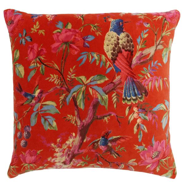 Riva Paoletti Paradise Faux Velvet Cushion Cover, 50 x 50 Cm