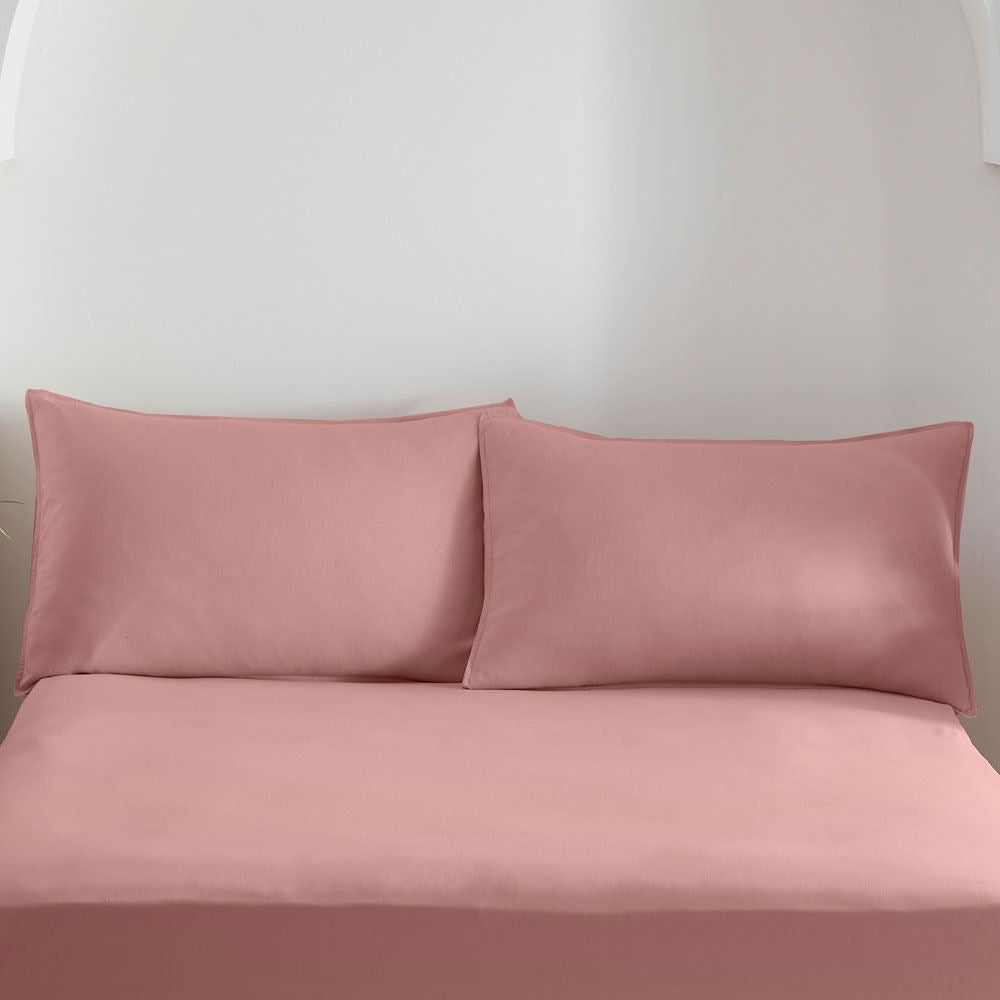 Appletree Cassia 180 Thread Count 100% Cotton Percale Housewife Pillowcase