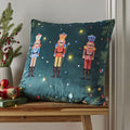 Catherine Lansfield Christmas Nutcracker Soft Touch Light Up Filled Cushion