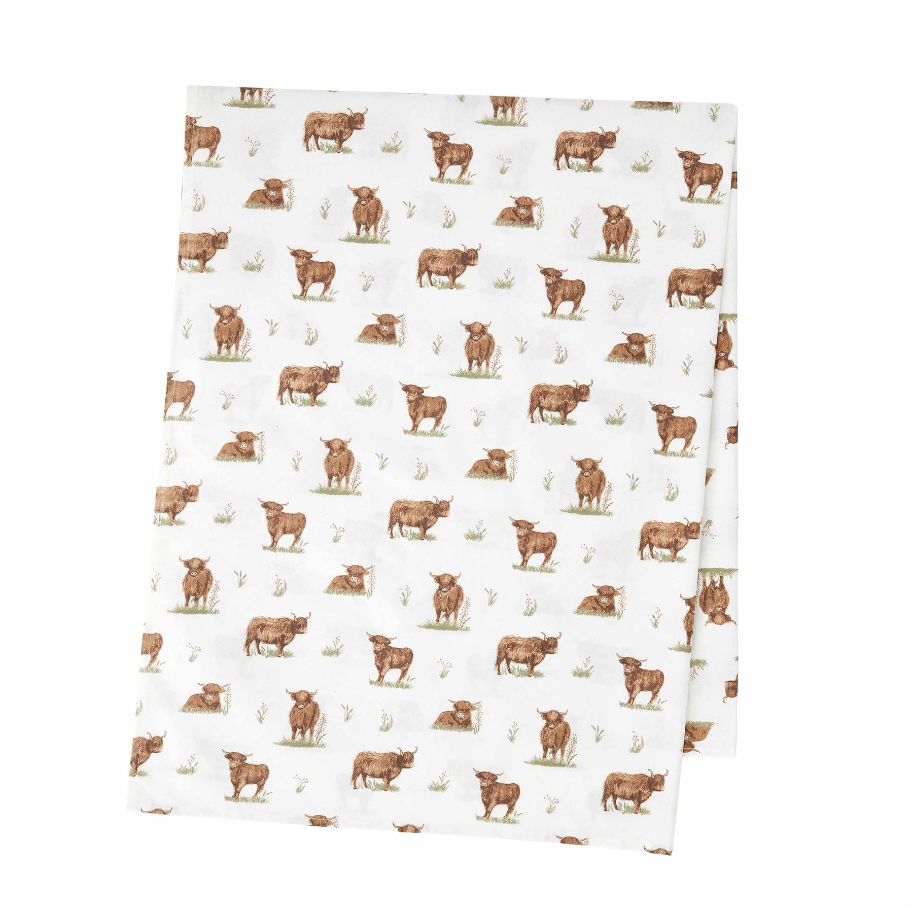 Catherine Lansfield Angus Highland Cow 100% Cotton Tablecloth