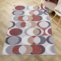 Fusion Sander Geometric Non-Slip Washable Rug