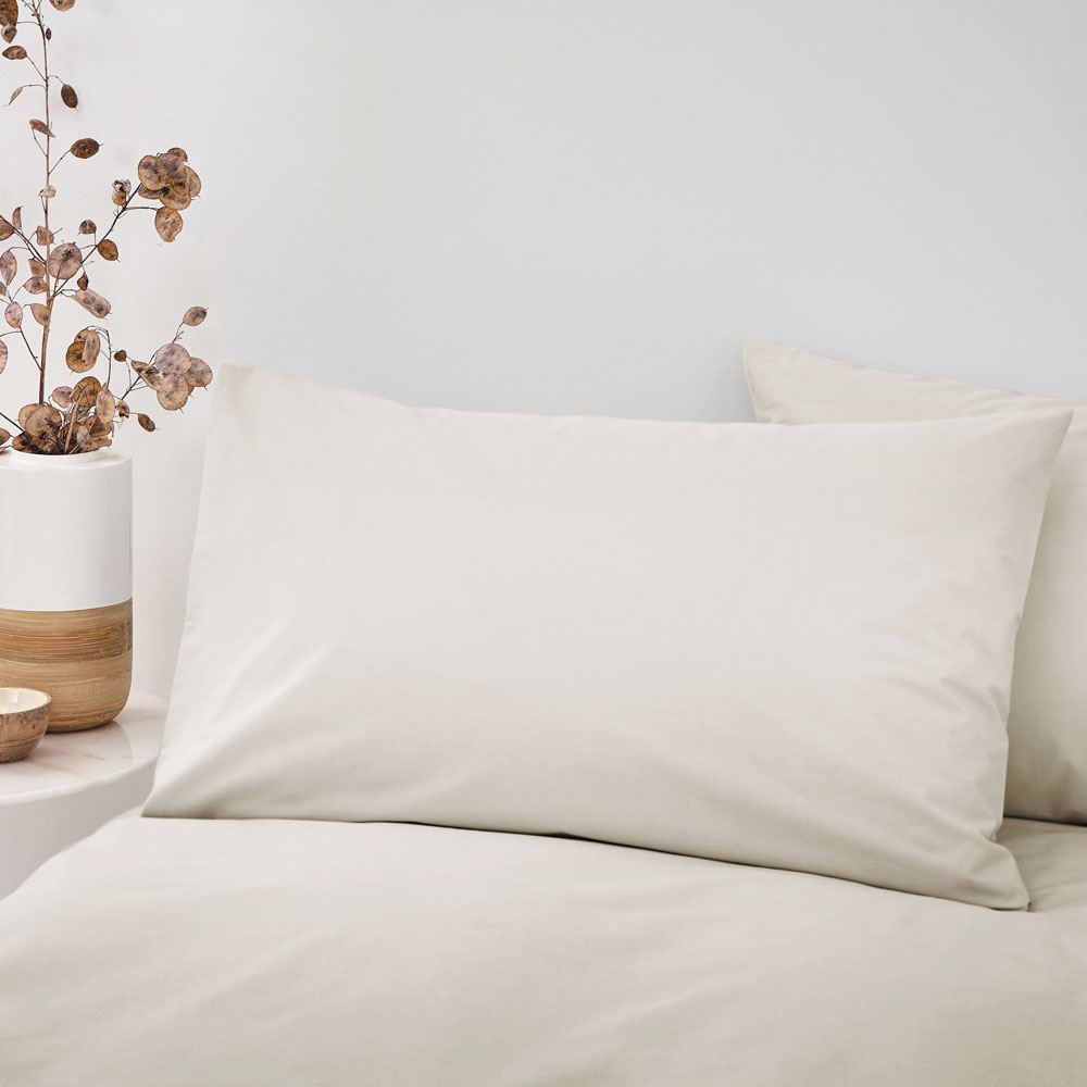 Bianca 100% Organic Cotton 200 Thread Count Standard Pillow Cases