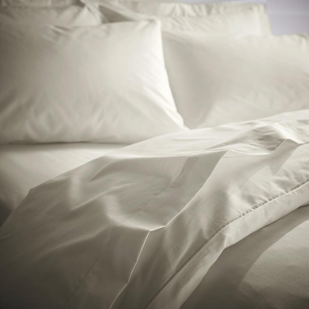 Bianca Tencel Plain Dye Cotton Rich Percale 200 Thread Count Duvet Cover and Pillowcase Set
