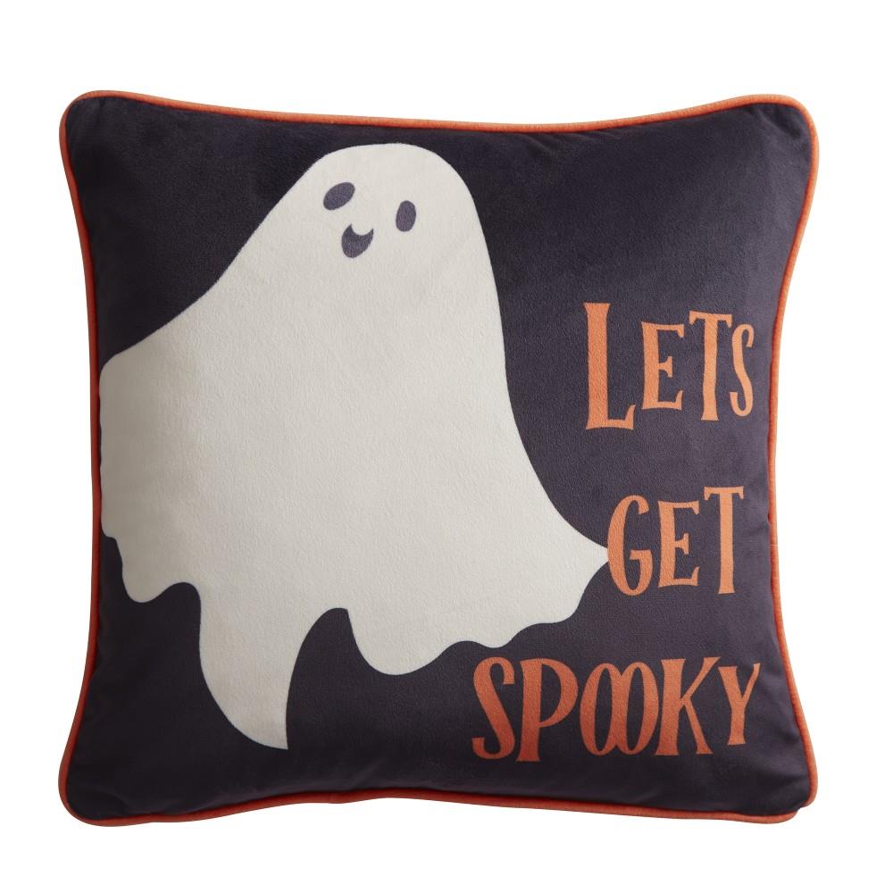 Bedlam Spooky Ghosts Halloween Velvet Cushion Cover