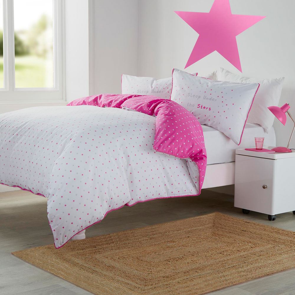 Appletree Kids Mini Stars 100% Cotton Reversible Duvet Cover Set