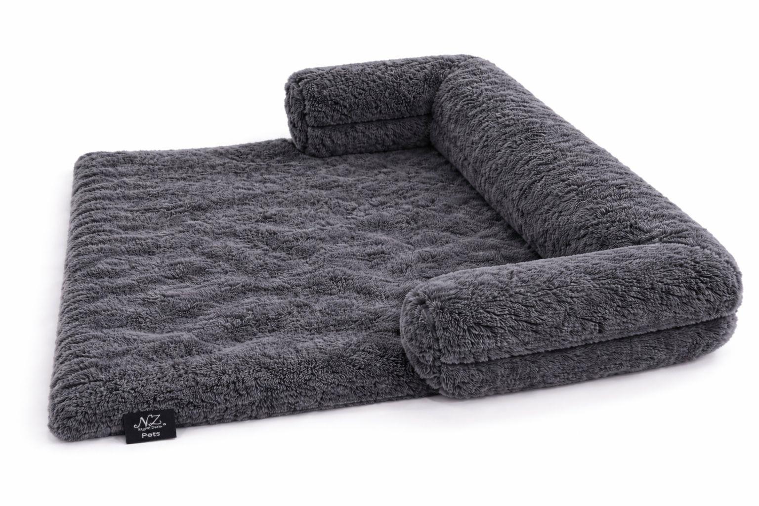 Night Zone Super Soft Plush Square Sofa Pet Bed