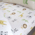 Catherine Lansfield Roarsome Animals Print Easy Care Fitted Sheet
