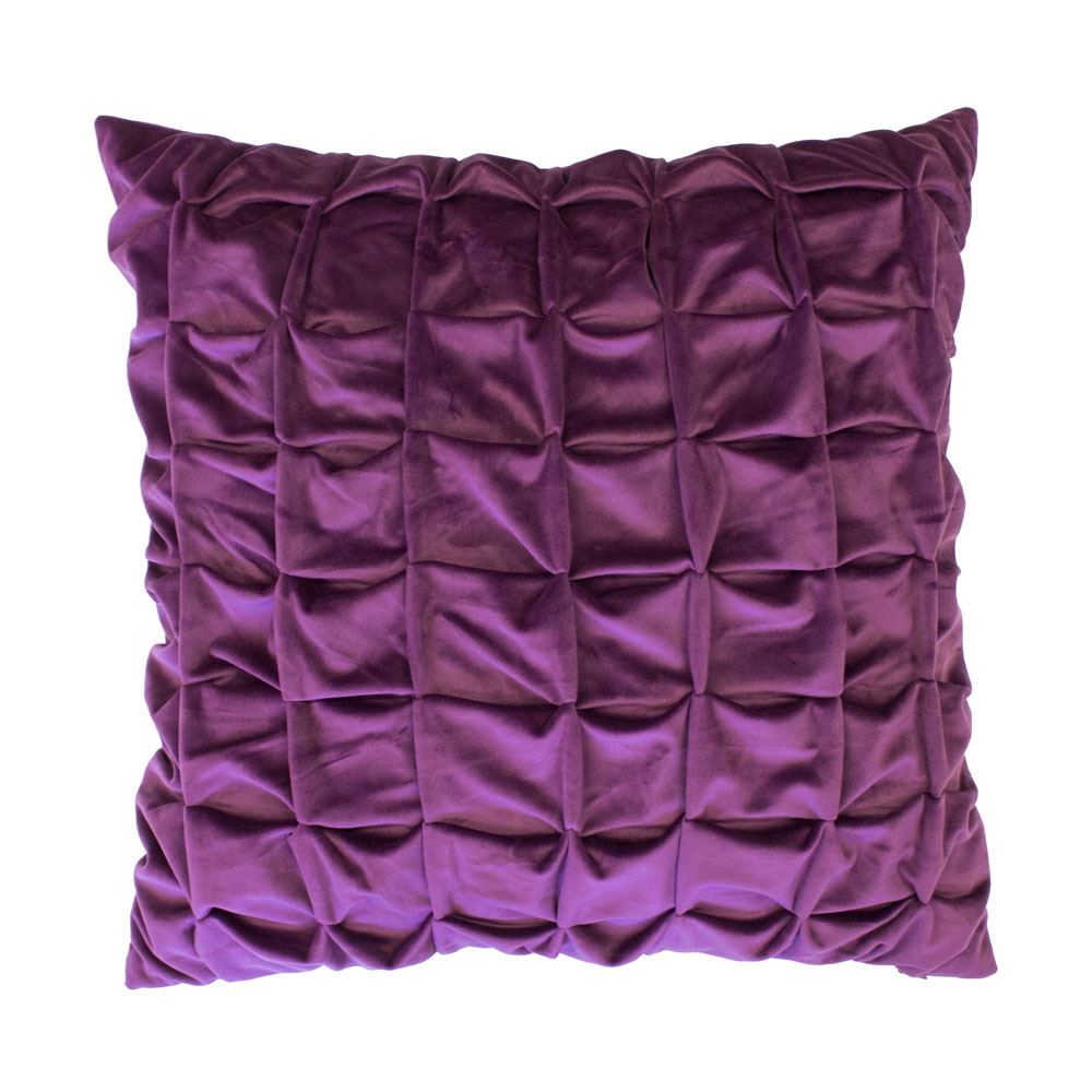 Scatter Box Origami Sculpted Velour Feather Filled Cushion, 45 x 45 Cm