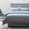 Belledorm 200 Thread Count 100% Egyptian Cotton Duvet Cover, Platinum, King