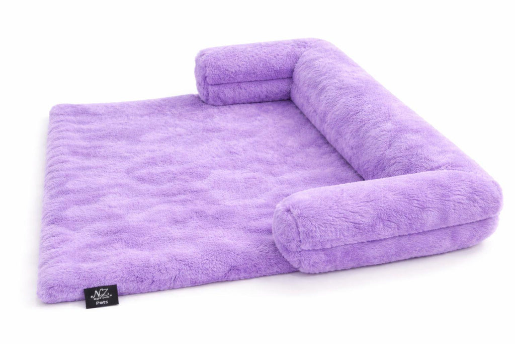 Night Zone Super Soft Plush Square Sofa Pet Bed