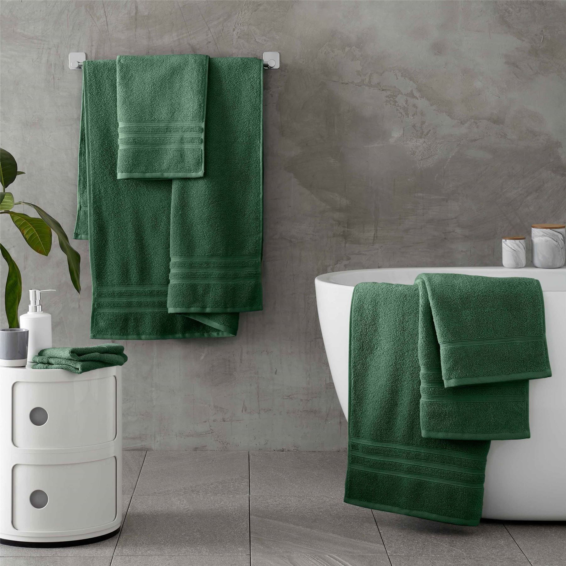Catherine Lansfield Zero Twist 100% Micro Yarn Cotton Hand Towel